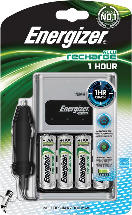 Actual product image Energizer Car battery chargers (1 pcs., AAA, AA, 2300 mAh, Battery + charger)