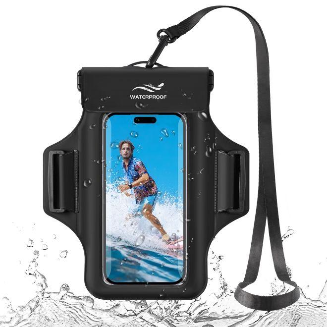 Actual product image Mu Sport 2in1 Wasserdichte Umhängetasche & Sport Armband für Smartphone bis 7"