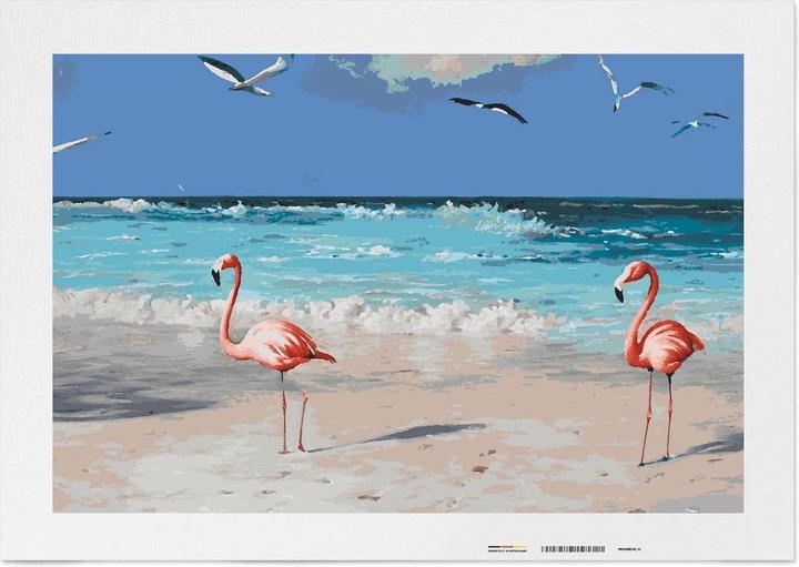 Produktbild ZenPainting Flamingos am Strand - Malen nach Zahlen