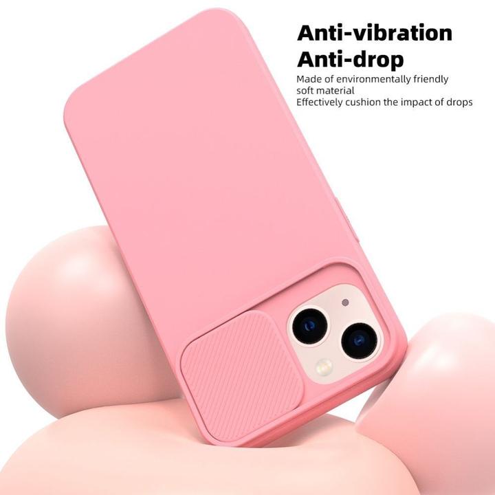 Actual product image OEM Back panel cover SLIDE case for XIAOMI Redmi Note 12 5G light pink (Xiaomi Redmi Note 12 5G)