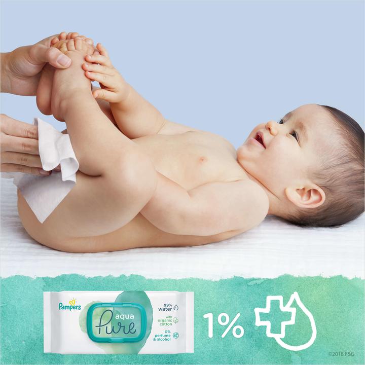 Produktbild Pampers Aqua Pure (432 Stück)