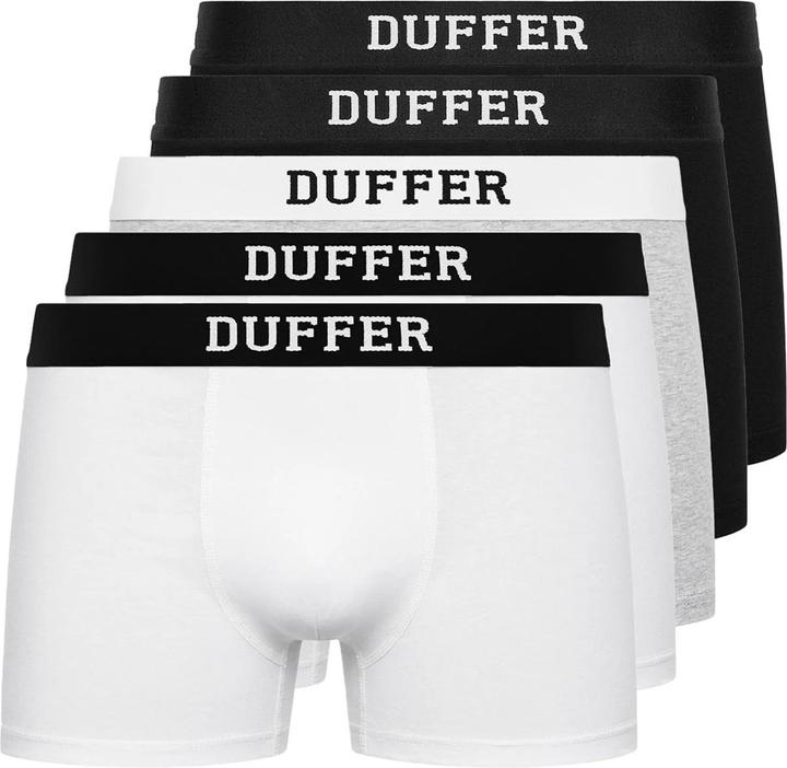 Immagine prodotto Duffer Classic Boxer Uomo Misura Confezione 5 (L, Confezione da 5 pezzi)