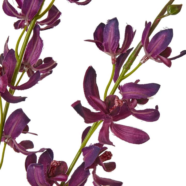 Actual product image Hill Interiors Cymbidium Spray Artificial Flower (95 cm)