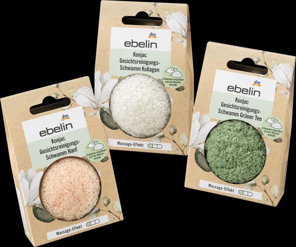 Produktbild dm ebelin Konjac Gesichtsreinigungs-Schwamm (Reinigungslotion)