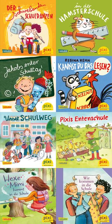 Produktbild Pixi-Box 283: Geschichten für die Schultüte (8x8 Exemplare) (Deutsch, Diverse, 2022)