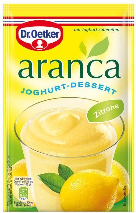 Actual product image Dr. Oetker Aranca lemon (75 g)