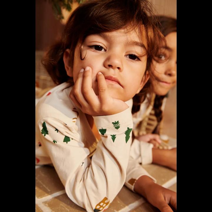 Produktbild Liewood Bio Pyjama Wilhelm Holiday Sandy (128)