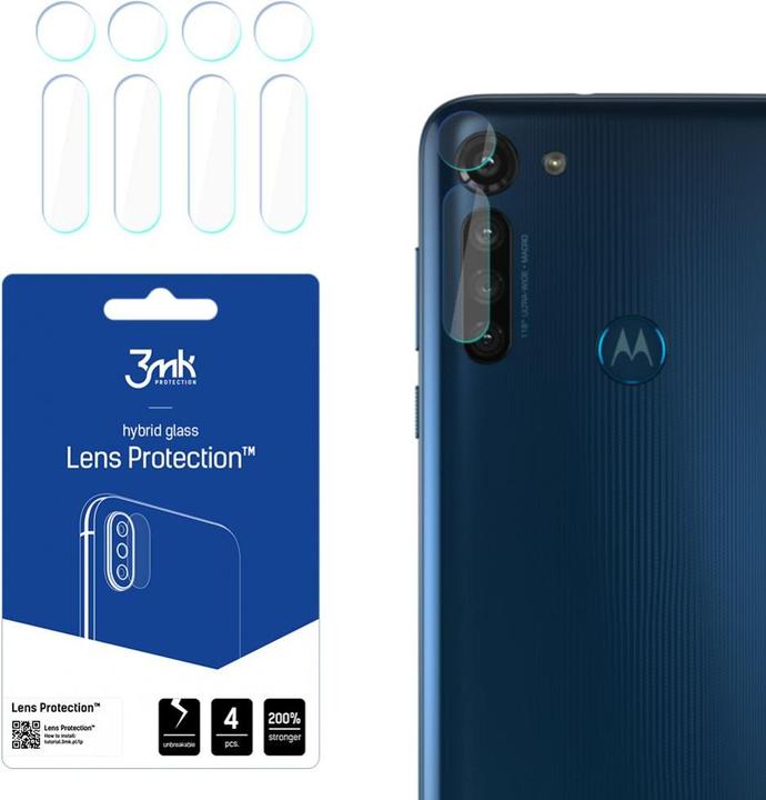 Immagine prodotto 3MK Vetro ibrido (1 Pezzo/i, Potenza del Motorola Moto G8)