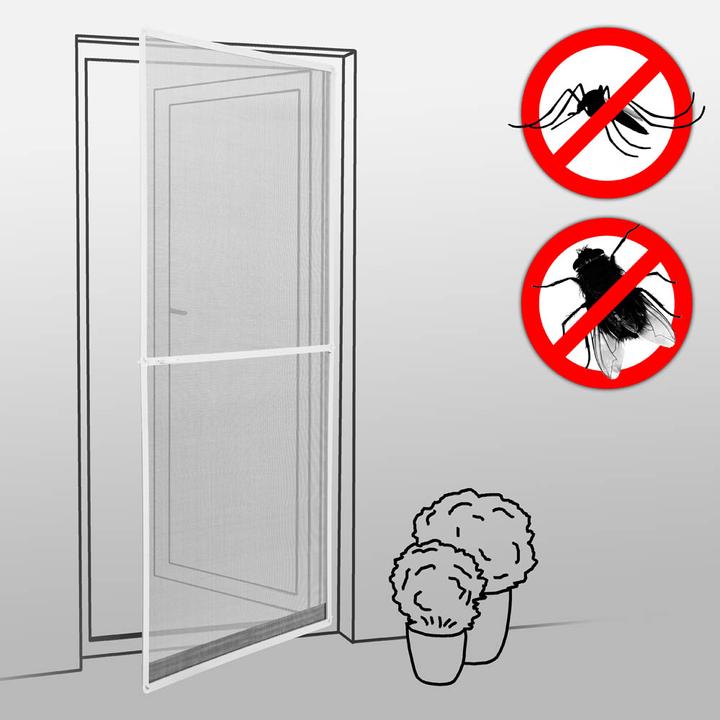 Produktbild tectake Fliegengitter (95 x 210 cm)