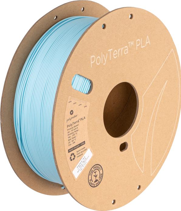 Produktbild Polymaker PolyTerra (PLA, 1.75 mm, 1000 g, Blau)