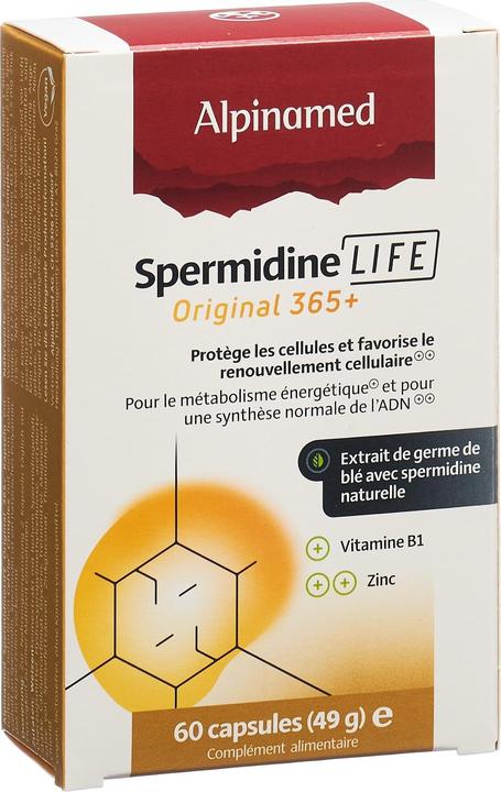Produktbild Alpinamed Spermidinelife Original Kaps 60 Stk (60 Stück, Kapseln, 80 g)
