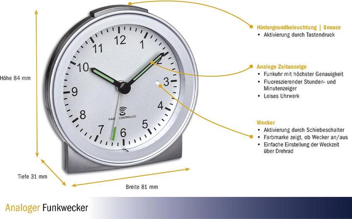 Produktbild TFA Funk-Wecker