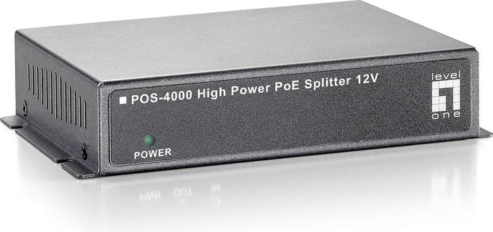 Image du produit LevelOne POS-4000 : répartiteur PoE haute puissance (Séparateur PoE)