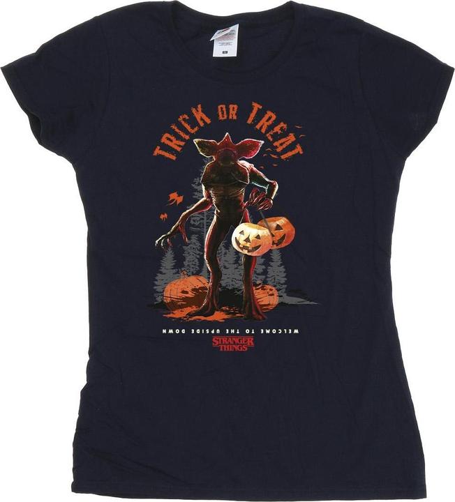 Netflix Stranger Things Trick Or Treat Demagorgon TShirt (S)