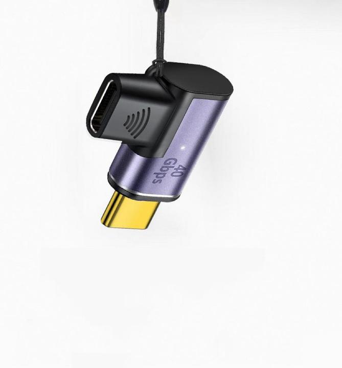 Produktbild MicroConnect Magnetic USB-C Adapter 90 (USB Typ-C, 12.10 cm)