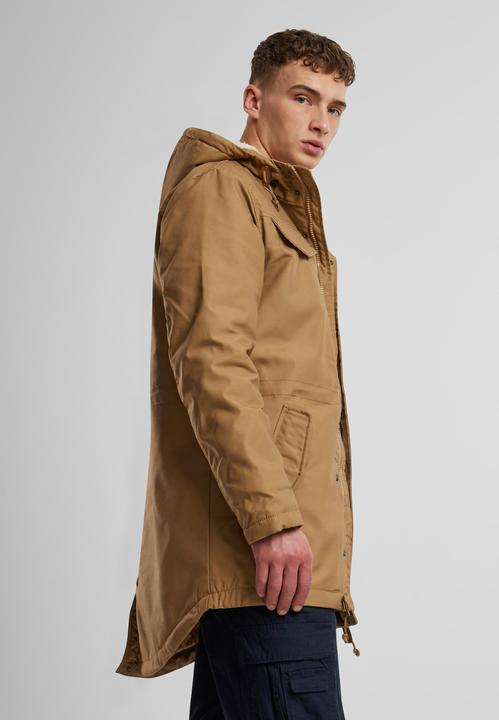 Actual product image Brandit Marsh Lake teddy parka size XXL colour camel (XXL)