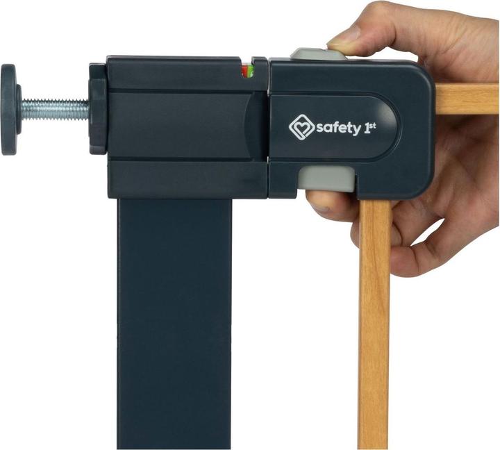 Actual product image Safety 1st - SF1 Easy Close - Metal Wood Effect - 73-80cm, extendable to 136cm (73 cm)