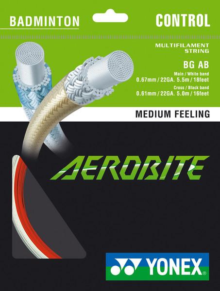 Image du produit Yonex BG Aerobite / Set 10m, rouge et blanc, 0,67mm et 0.61mm