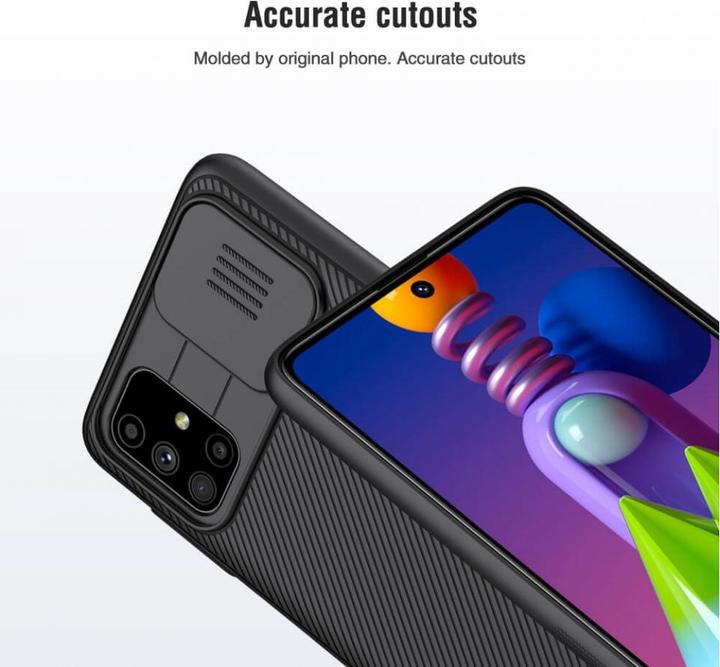 Actual product image Nillkin CamShield case for Samsung Galaxy M51 (black) universal (Samsung Galaxy M51)