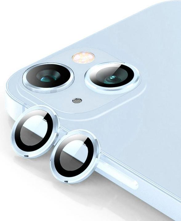 Actual product image Ueli Express iPhone 15 / iPhone 15 Plus camera armoured glass lens protector 3 (1 Piece, Apple iPhone 15 Plus, Apple iPhone 15)