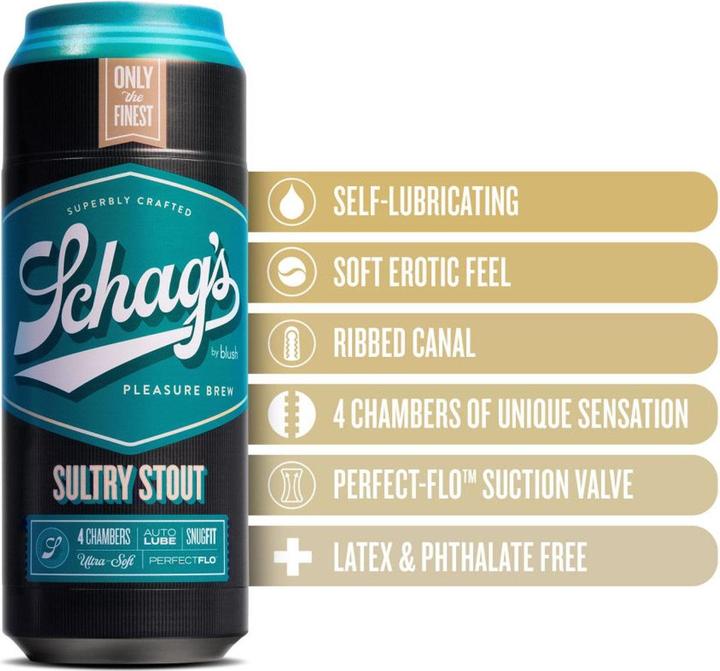 Image du produit Blush Schag's - Sultry Stout Masturbateur - Frosted