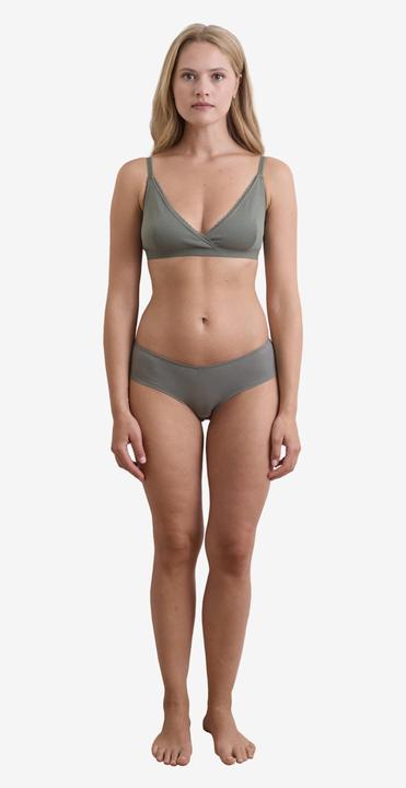 Immagine prodotto Vertbaudet Confezione da 2 reggiseni morbidi per la gravidanza e l'allattamento con scollo avvolgente, cotone (85 E)