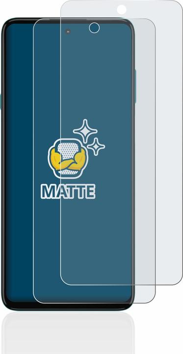 Actual product image BROTECT Anti-glare screen protector matt (2 Piece, Motorola Edge 20 Lite)