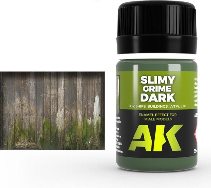 AK Interactive Pot d'Enamel Effects - Slimy Grime Dark (35 ml)