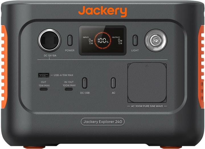 Jackery Explorer 240 (256 Wh, 3.60 kg)