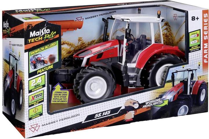 Produktbild Maisto Massey Ferguson Traktor mit Schneepflug