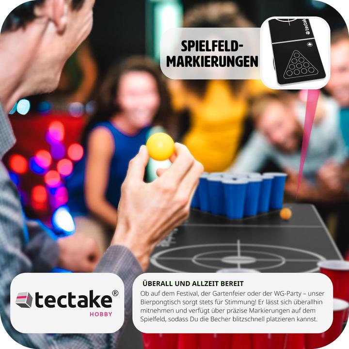 Actual product image tectake Beer pong table