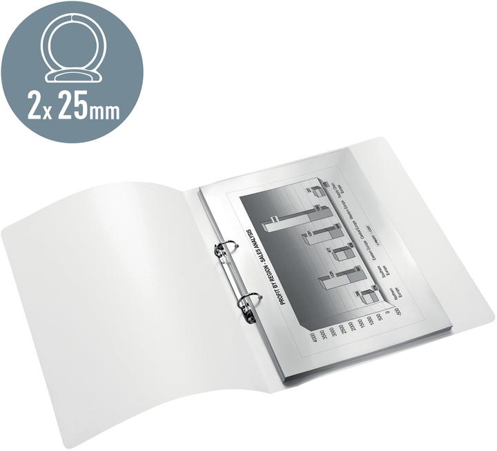 Image du produit Leitz Classeur scolaire A4 Wow rouge (A4, 32 mm, 1 pièce(s))