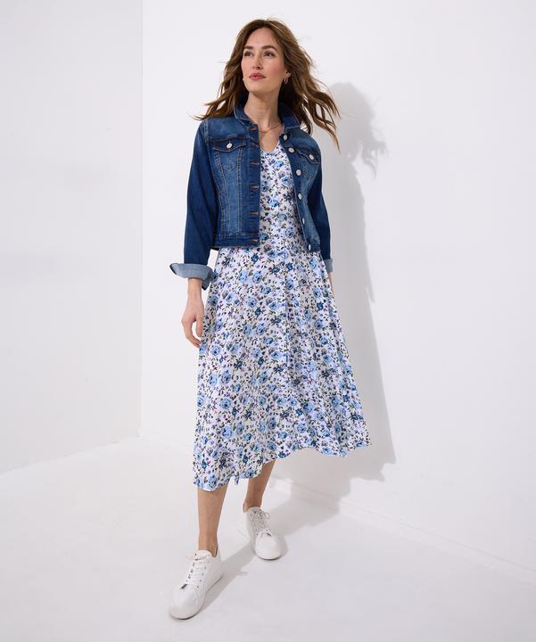 Produktbild Joe Browns Button Through Ditsy Floral V-Neck Dress (8)