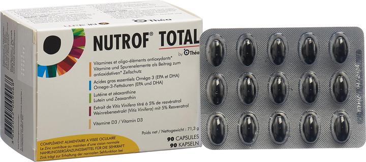 Produktbild Théa Nutrof Total (90 Stück, Kapseln, 111 g)
