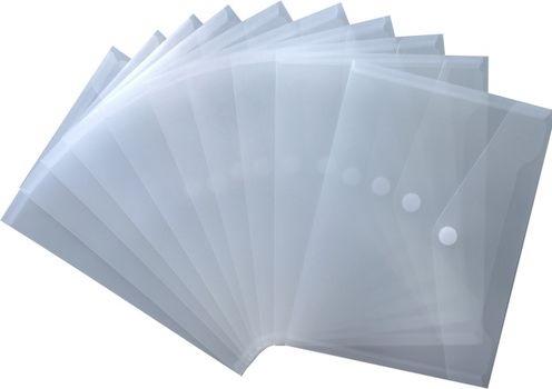 Image du produit Herba-Plastic Pochette porte-documents A5 paysage avec fermeture velcro 10 pièces vert (10 x)
