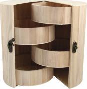 Actual product image Rayher Wooden jewelry pillar Milano FSC Mix Credit, mediu