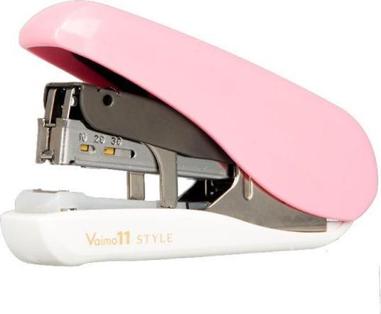 Produktbild Max Heftapparat Vaimo 11 Style rosa-weiss, Flachhefter (32 Blätter)