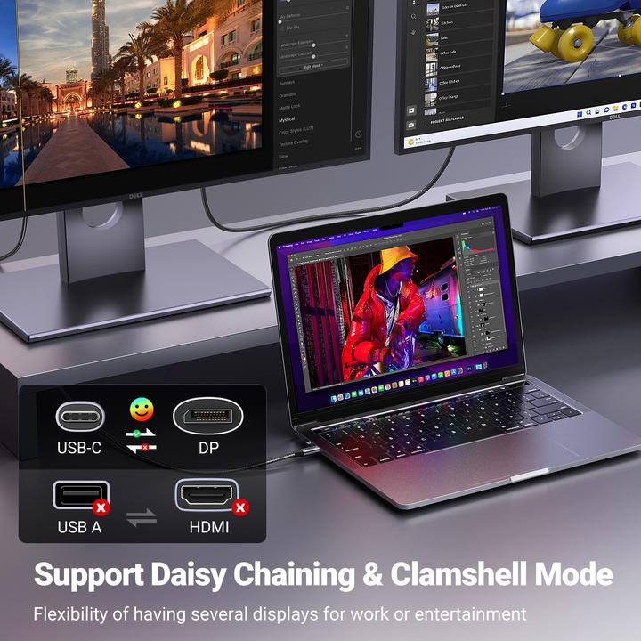 Image du produit Ugreen USB C — DisplayPort (1 m, USB Type C)