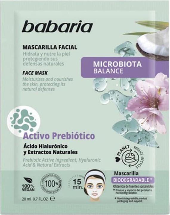Image du produit Babaria Masque d'équilibre du microbiote facial 20ml (20 ml)