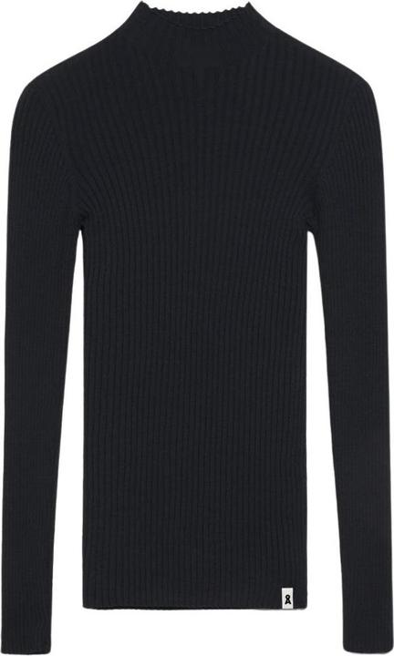 Armedangels Alaania Pullover Stand-Up Collar Black