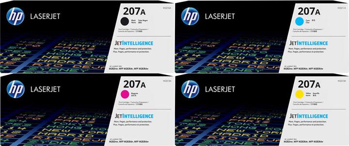 Immagine prodotto HP Original Toner 207A 4er Set LaserJet Pro MFP M283 fdw fdn M282 nw M255 dw nw