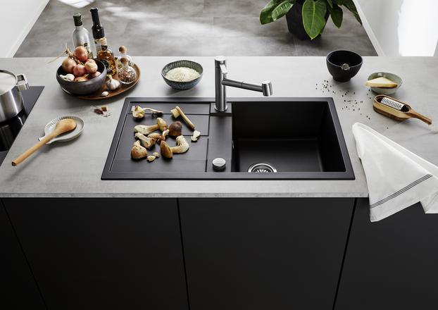 Actual product image Blanco Metra 5 S (Top-mounted sink, 86 cm, 50 cm)