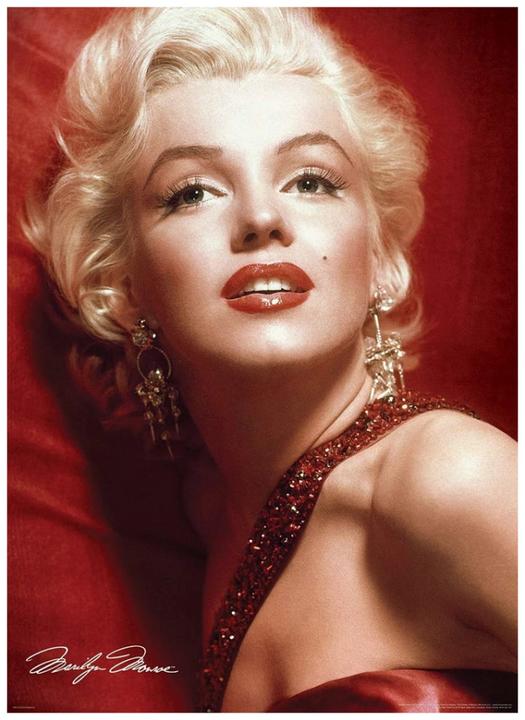 Image du produit Eurographics Portrait de Marilyn Monroe en rouge (1000 pièces)