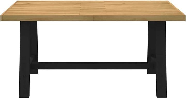 Actual product image VidaXL Dining table NOAIN A-shaped legs 160x90x75 cm solid pine wood (160 x 90 x 75 cm)