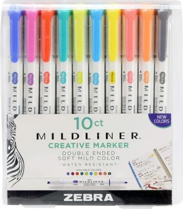 Produktbild Zebra Mildliner Creative (Mehrfarbig, 10 x)