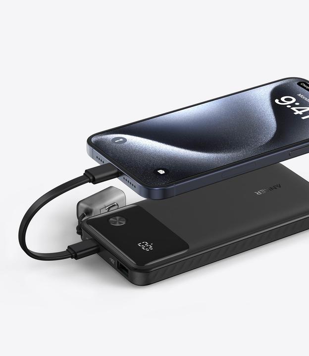 Produktbild Anker PowerBank 10000mAh 22.5W black (10000 mAh, 22.50 W, 22.50 Wh)