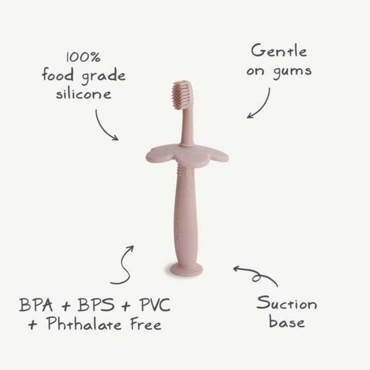 Image du produit Mushie Brosse à dents pour enfants Training Blush (1 x)