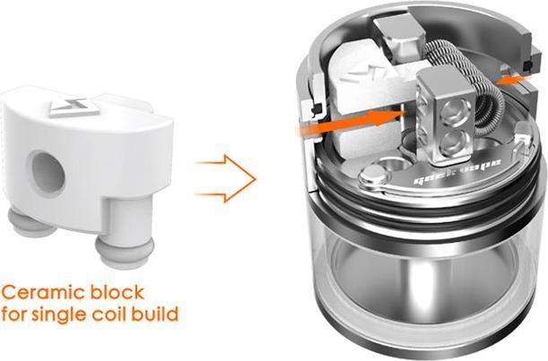 Actual product image Geek Vape Avocado 24 RDA / RTDA Black (1 x)