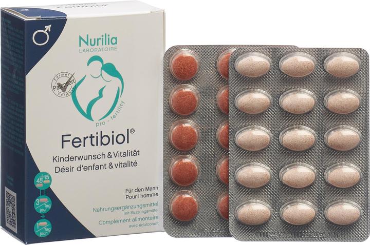 Actual product image Nurilia Fertibiol Tabl (60 Piece, Pills, 76 g)