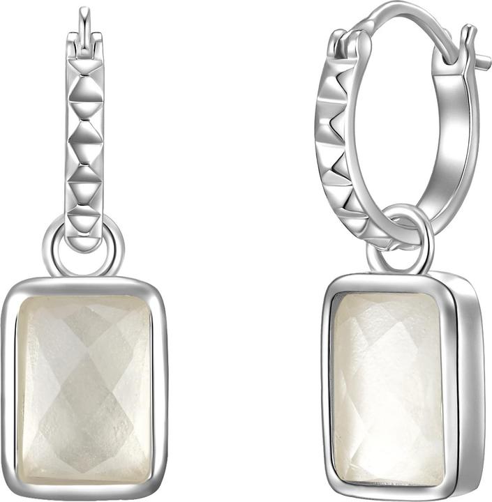 Glanzstücke München Damen Sterling Silber Rosenquarz silber - 28527 (Sterling Silber)